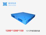 1212平板双面（置钢管）塑料托盘-1